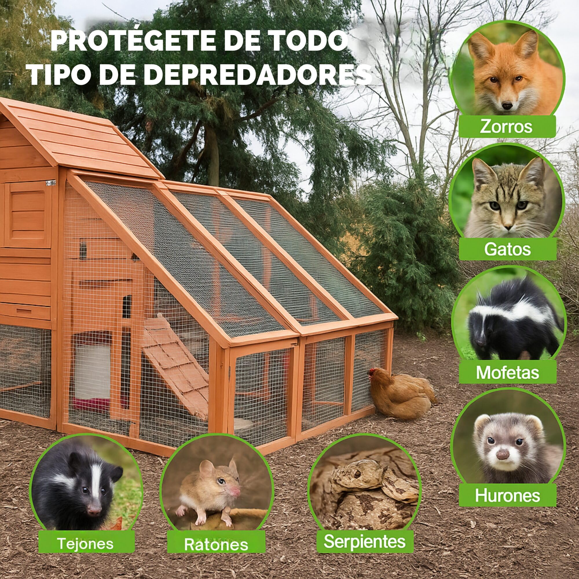 Malla Metalica Galvanizada Protectora | Valla Rejilla Jardin Exterior Gallinero Resistente con Alambre Galvanizado Electrosoldada Agujeros | Tela Conejera Fácil Instalación [6mm - Rollito 5m]