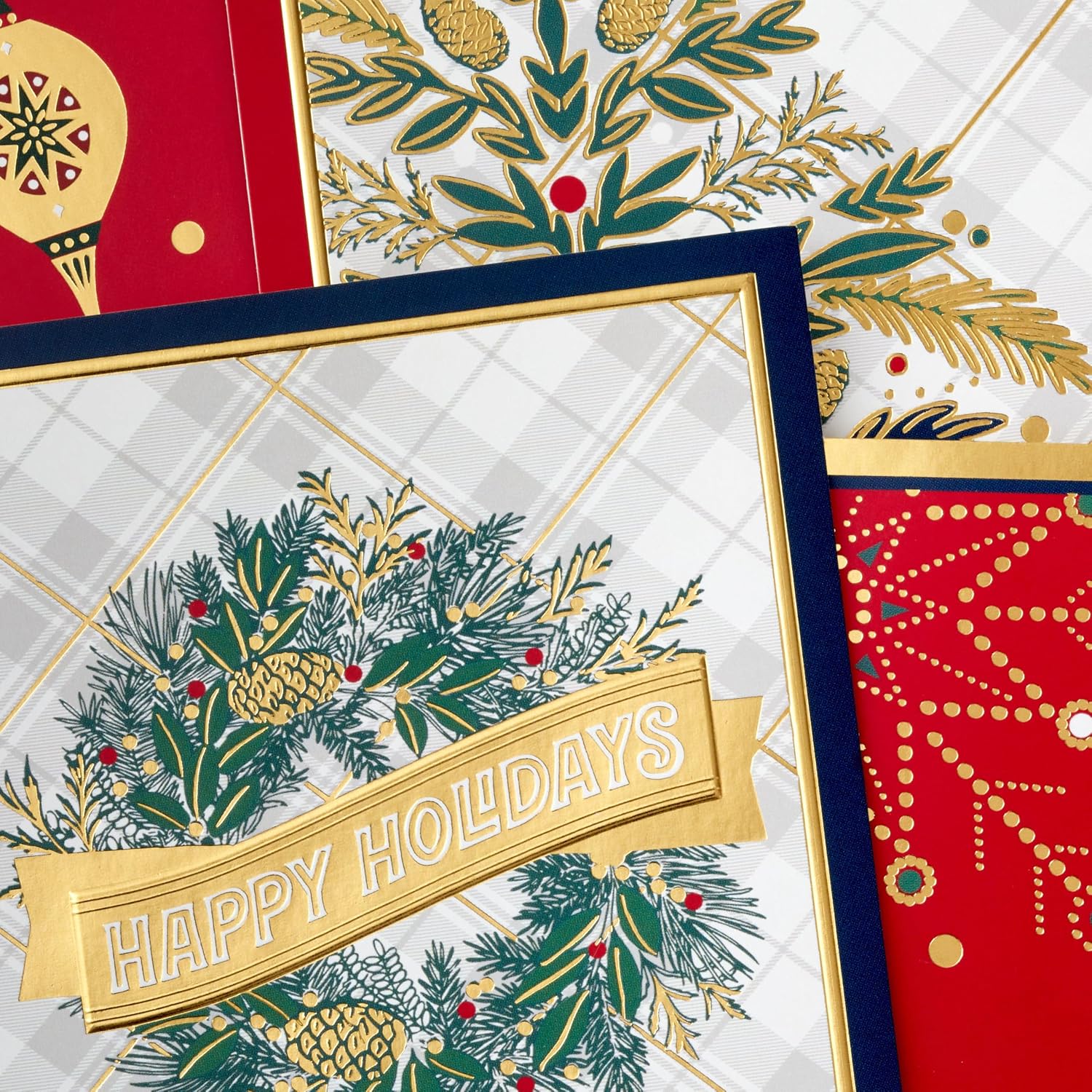 Image Arts Christmas Cards with Envelopes, Assorted 24-Pack (Red and Gold) image 5