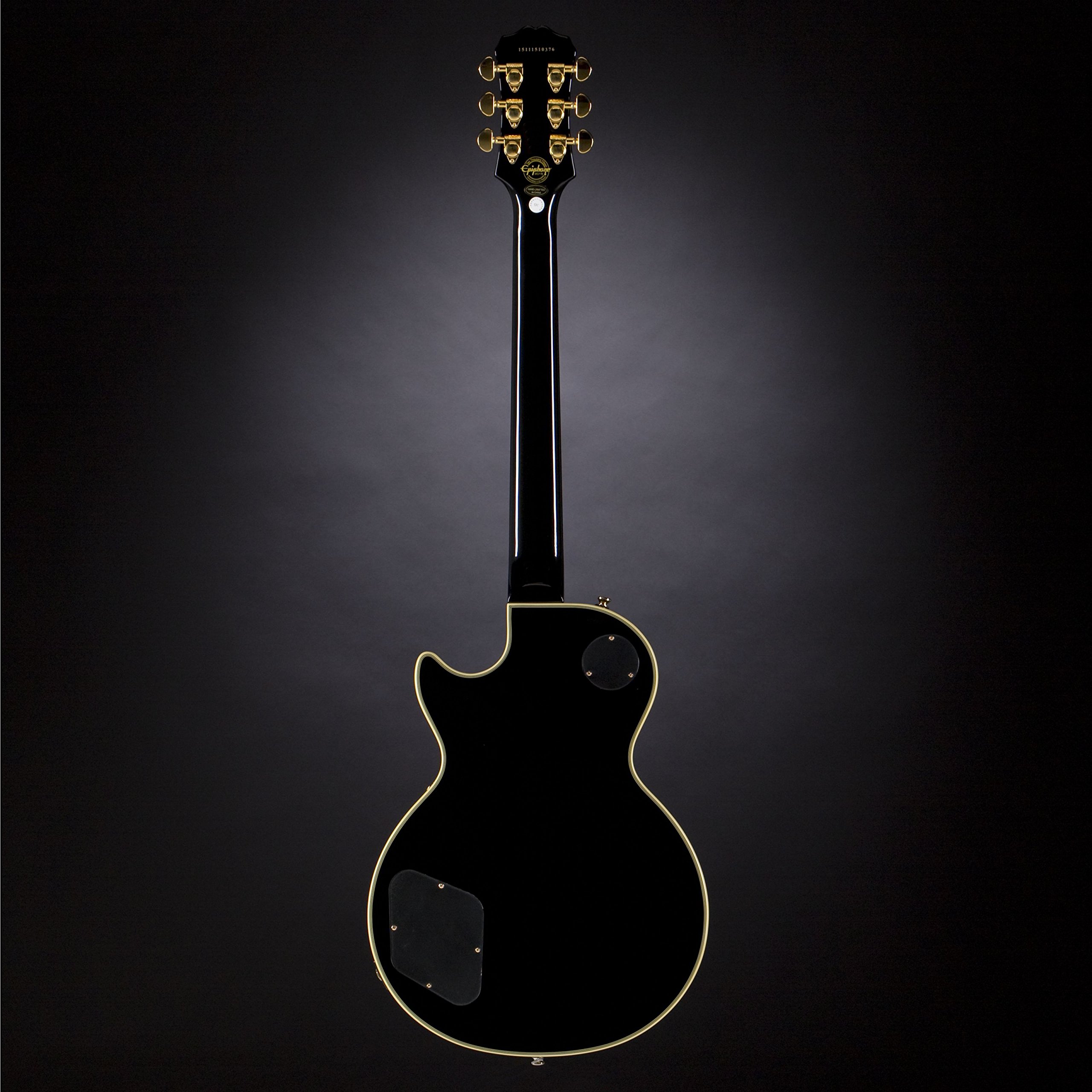 Epiphone ENCTEBGH1 Les Paul Custom Pro Chitarra Elettrica con ProBuckers e Coil-Tapping, Ebano