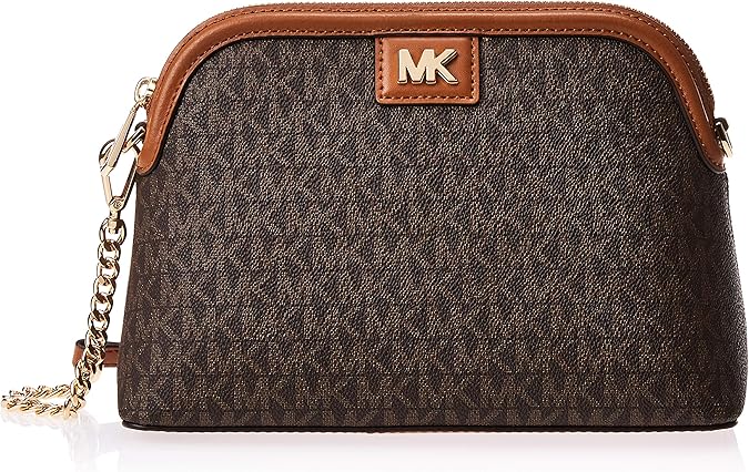 mott pebbled leather dome crossbody bolsa