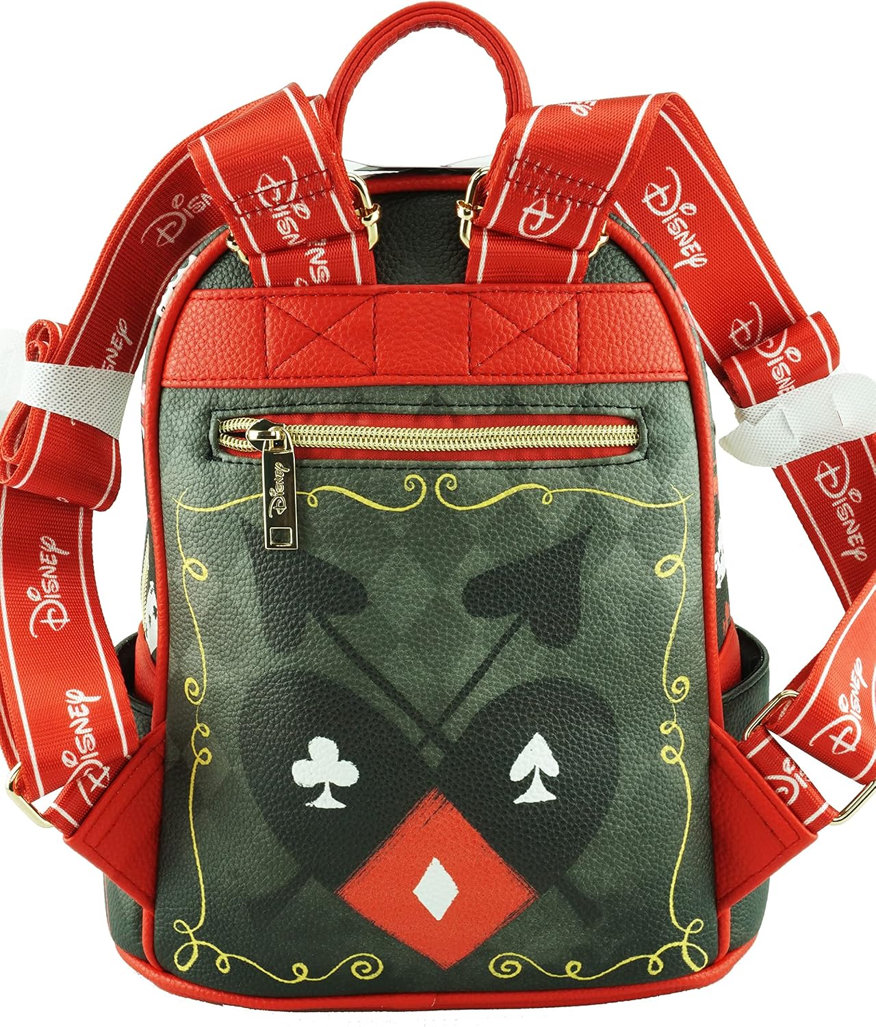 Wondapop Disney Queen of Hearts 11" Vegan Leather Fashion Mini Backpack