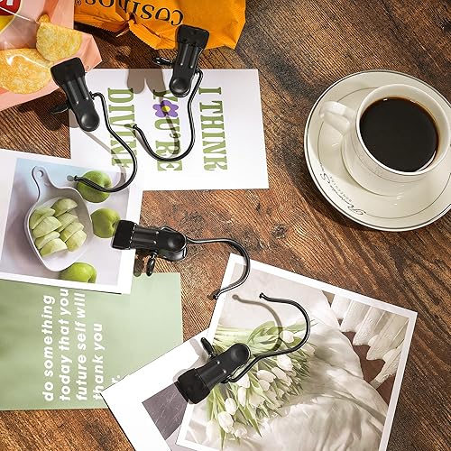 Miniatura 8 de BEWISHOME 30 ganchos para botas para armario ganchos de lavandería con clips clip de sujeción para colgar botas alfileres de ropa clip portátil para