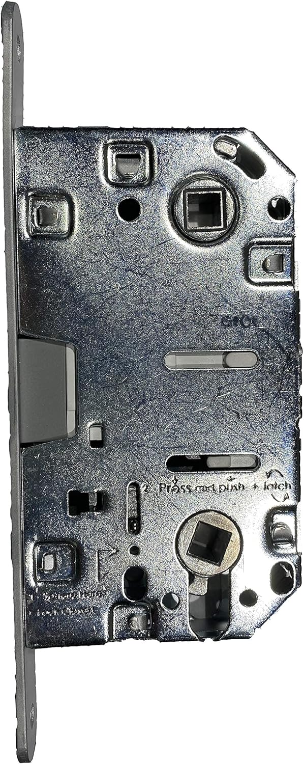 Milcasa Compack - STV Magnetic Latch. Made in Italy., Silver, 1