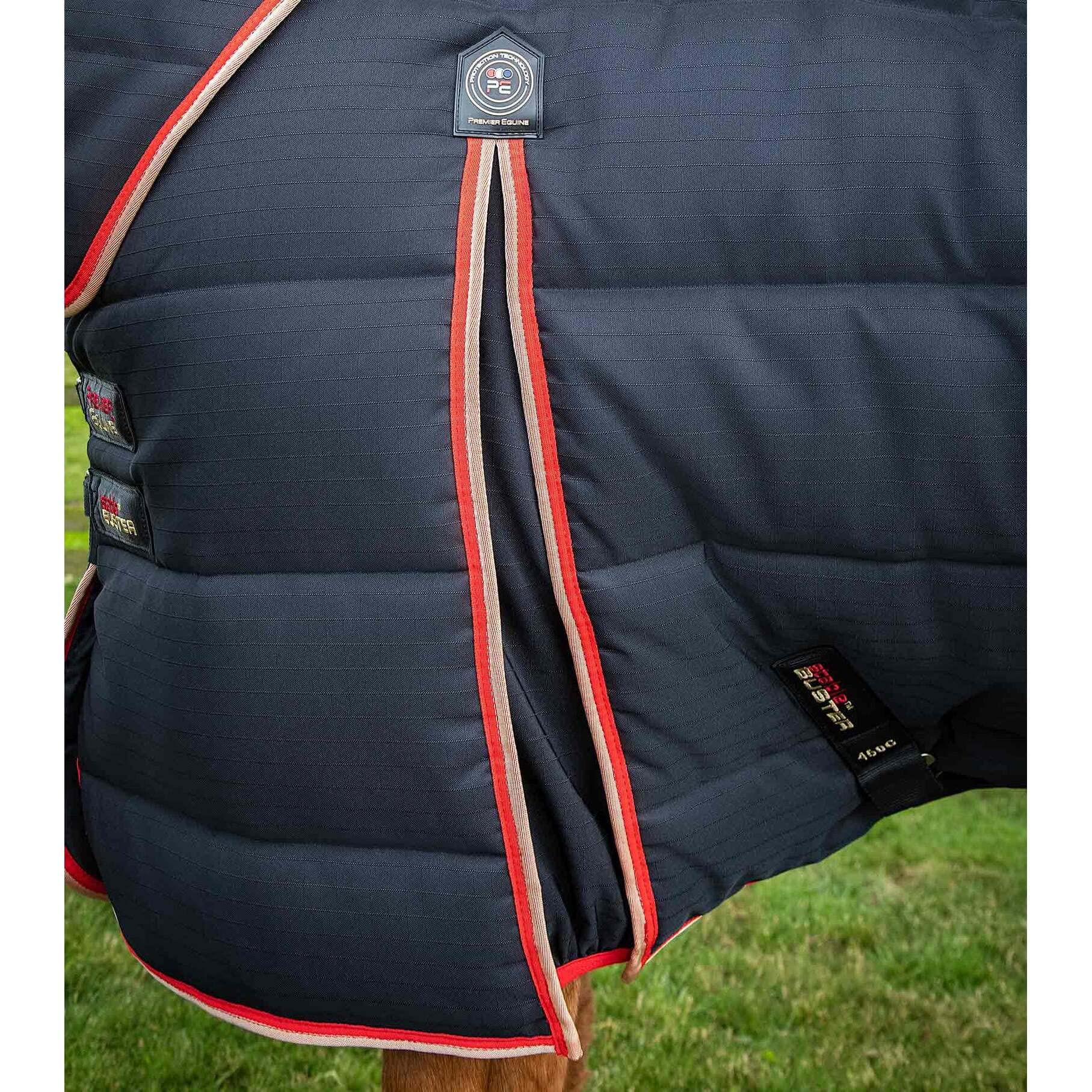 Coperta da scuderia per cavalli con copricollo Premier Equine Stable Buster 450 g