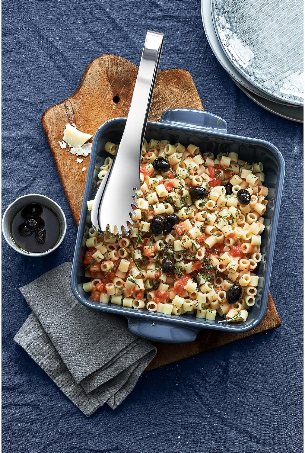 WMF 25 cm Nuova Pasta Tong, Silver