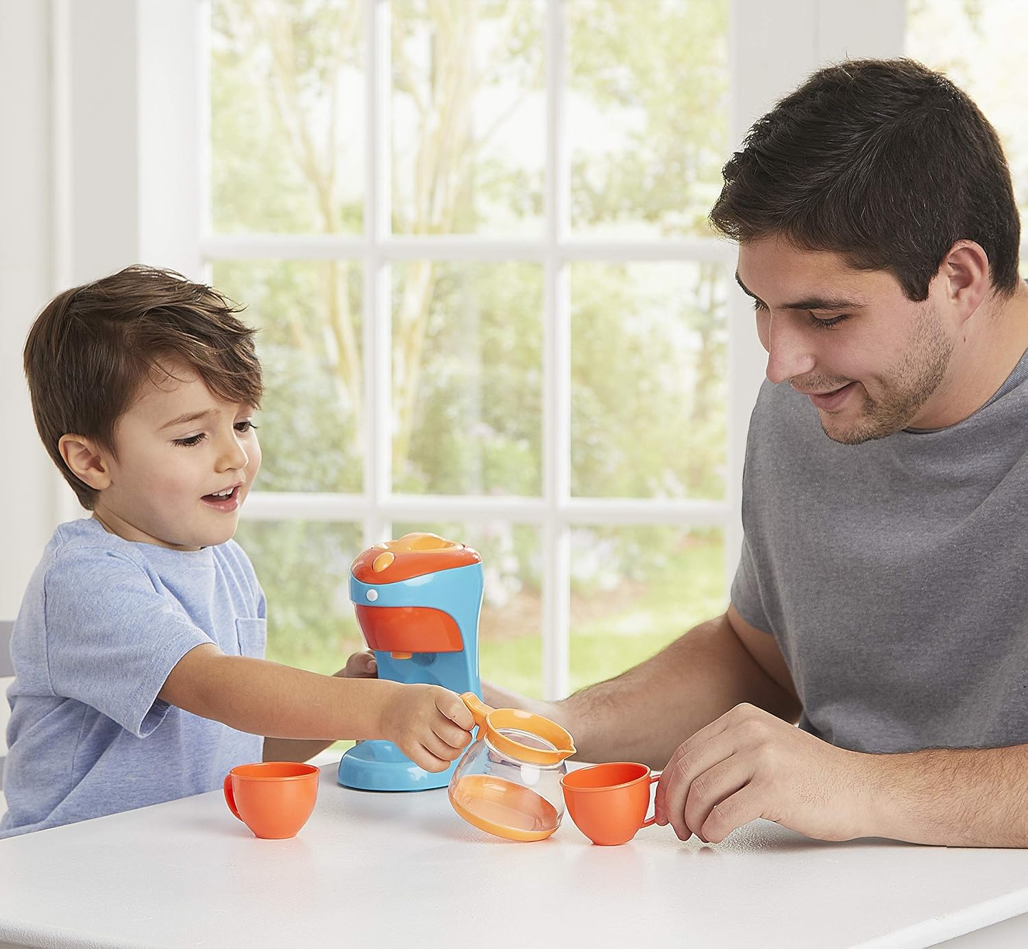 Just Like Home Coffee Maker Playset, for Ages 3-8, Blue