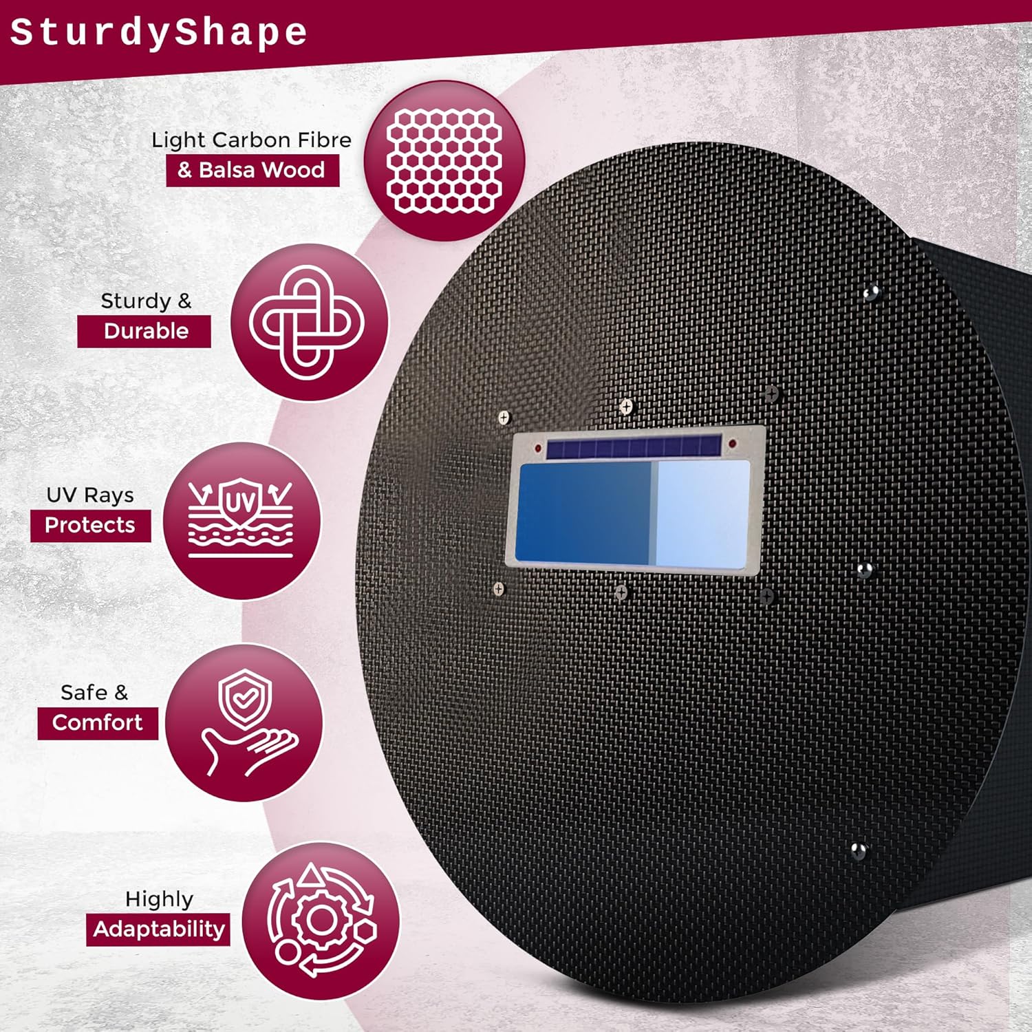 SturdyShape Pipeliner Welding Helmet Product Description