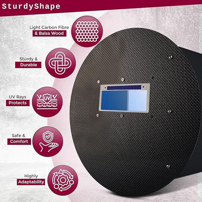 Careta para soldar ultraligera SturdyShape de fibra de carbono miniatura 2