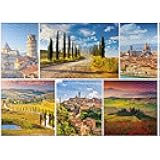 MyPuzzle Tuscany - Florence, Siena and Pisa - Premium 1000 Piece Jigsaw Puzzle for Adults