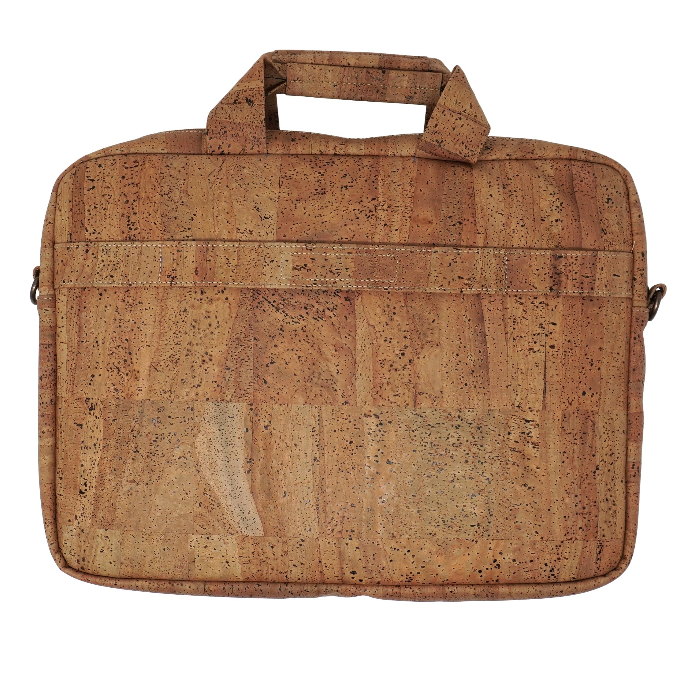 Sac pour ordinateur portable en liège Portugal de qualité supérieure | Mallette durable de 40,6 cm avec housse de bagage et bandoulière, Taco, Laptop Bag