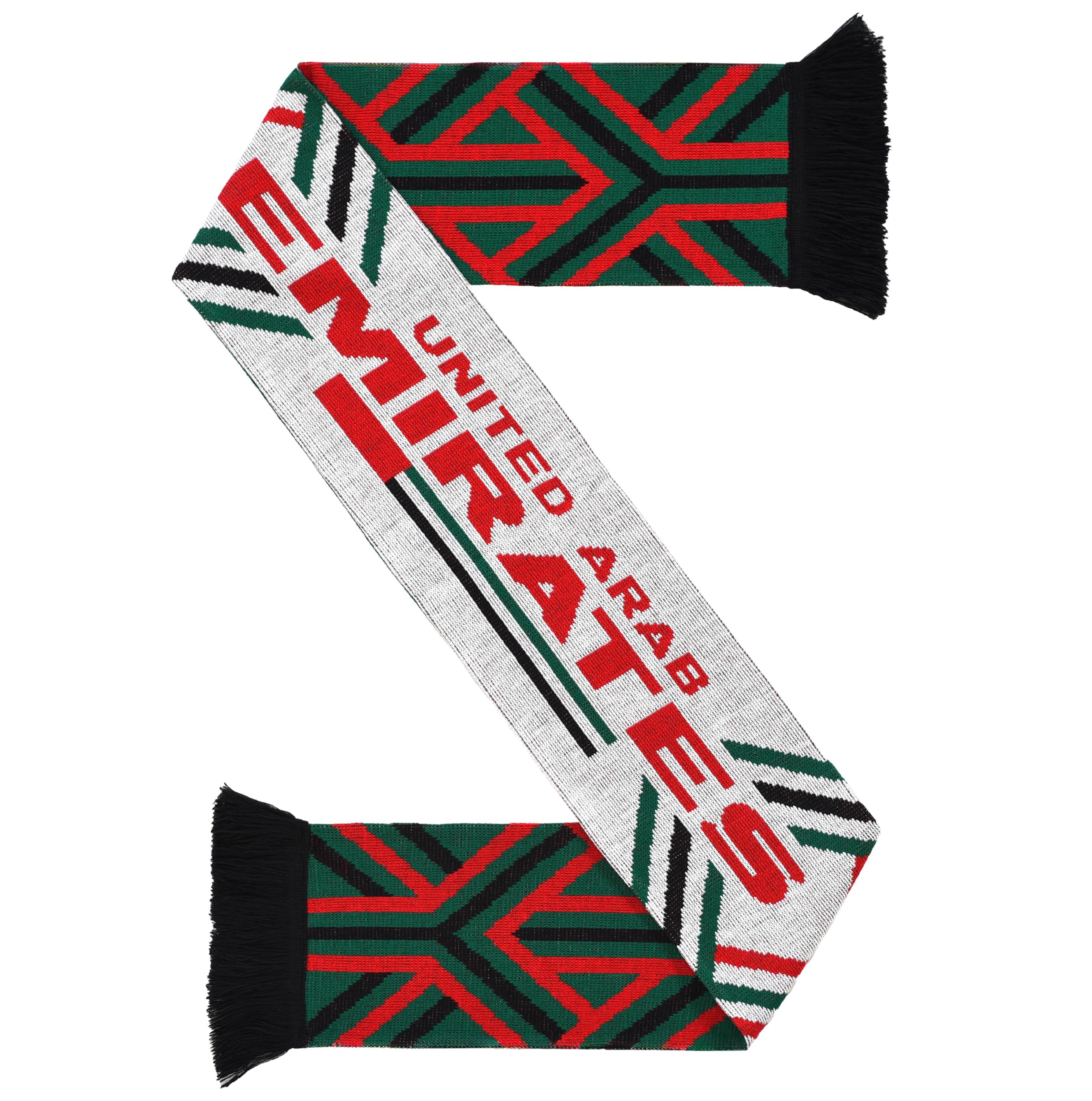 Euroscarves United Arab Emirates UAE Soccer Knit Scarf, United Arab Emirates, fits all
