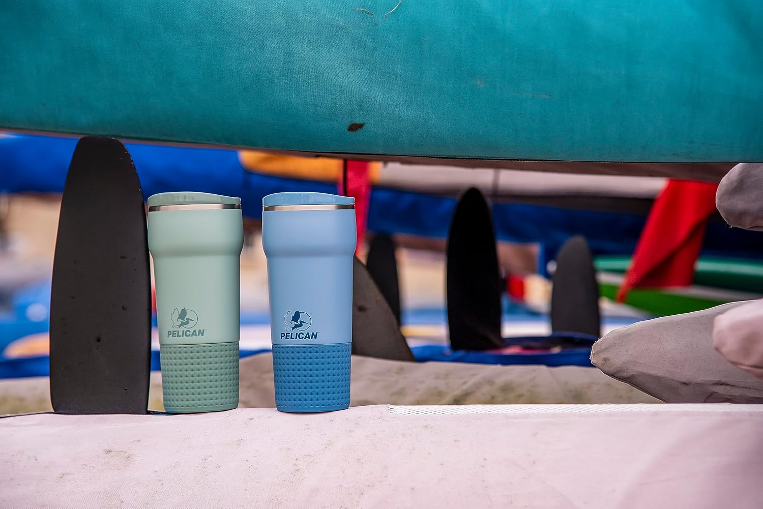 Pelican Hydration Pelican Cascade™ 22 oz Vacuum Insulated Tumbler Recycled Stainless Steel Double Wall Dual Lid Powder Coated - Image 3