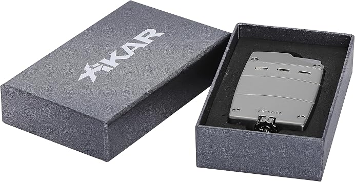 Xikar Ultra Magnetic Lighter, Single Jet Flame, Metal Body, Magnetic Attachment System, Gunmetal)