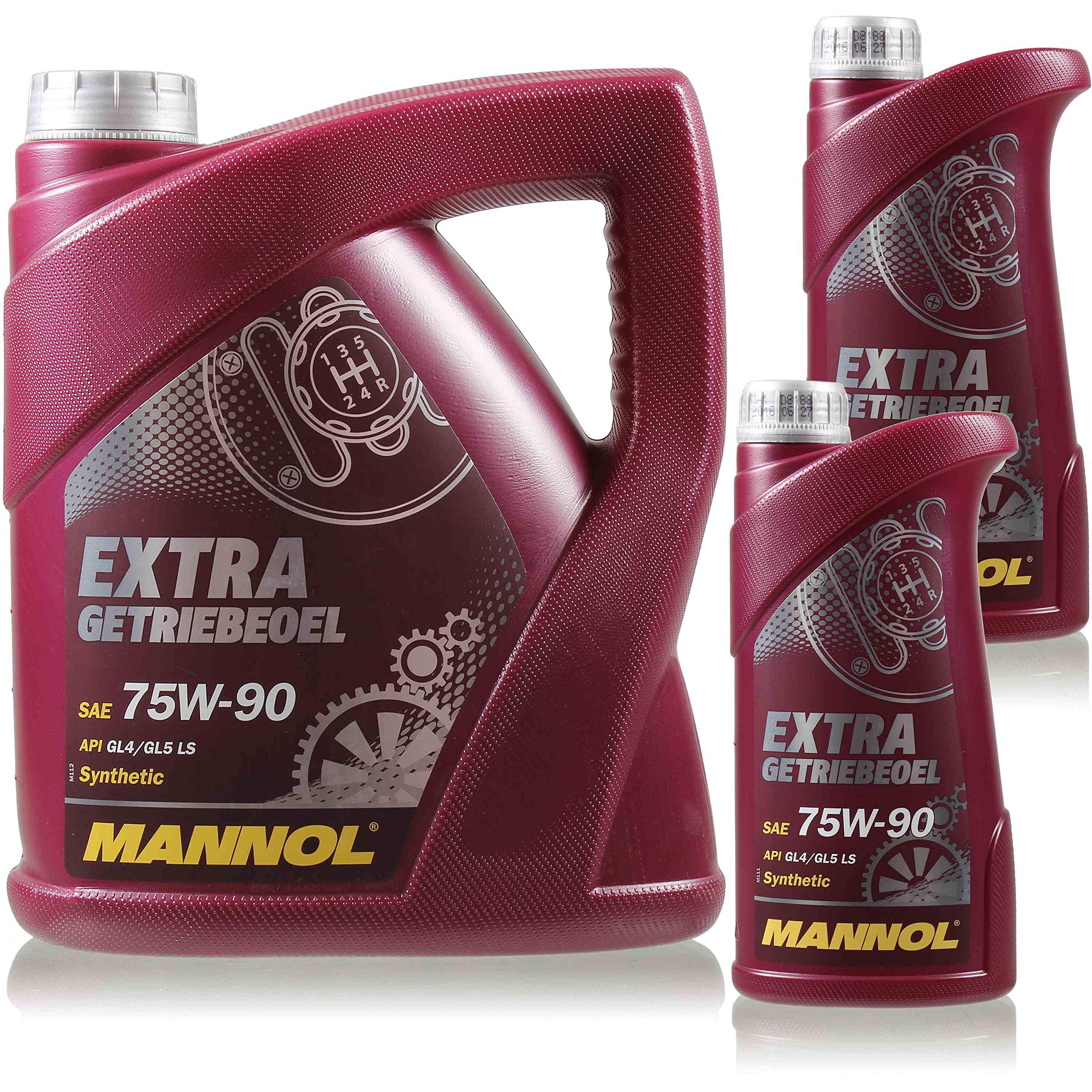 6 litri di olio per ingranaggi originale Mannol Extra 75W-90 API GL 4/GL 5 LS