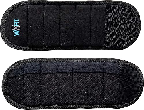 Vista 4 de Pesas de muñeca ajustables de 1 libra (12 lb cada puño) S 4 - 6 pulgadas