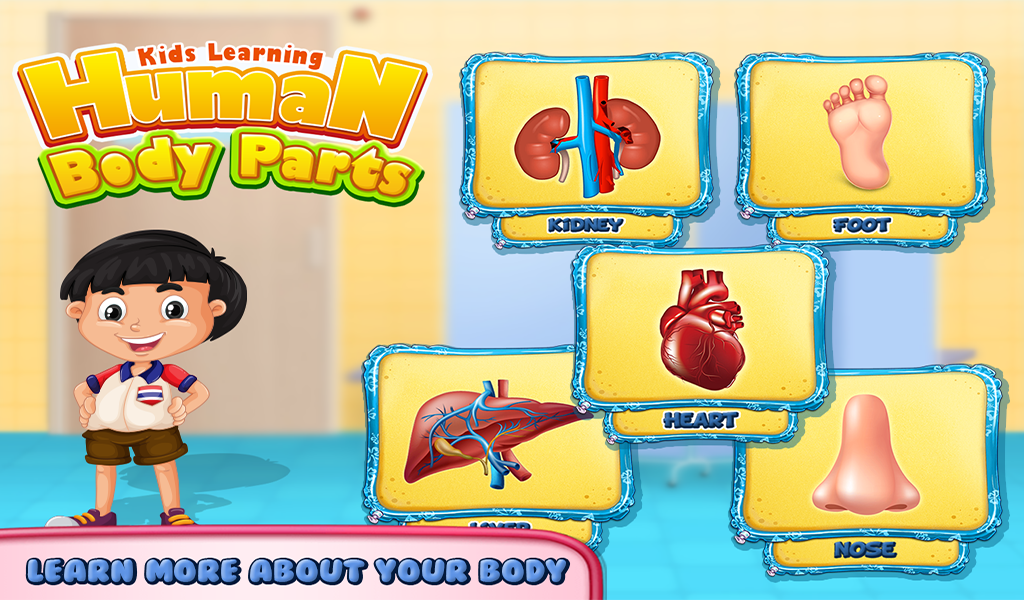 Kids Human Body Parts: Learning Game - App on Amazon Appstore