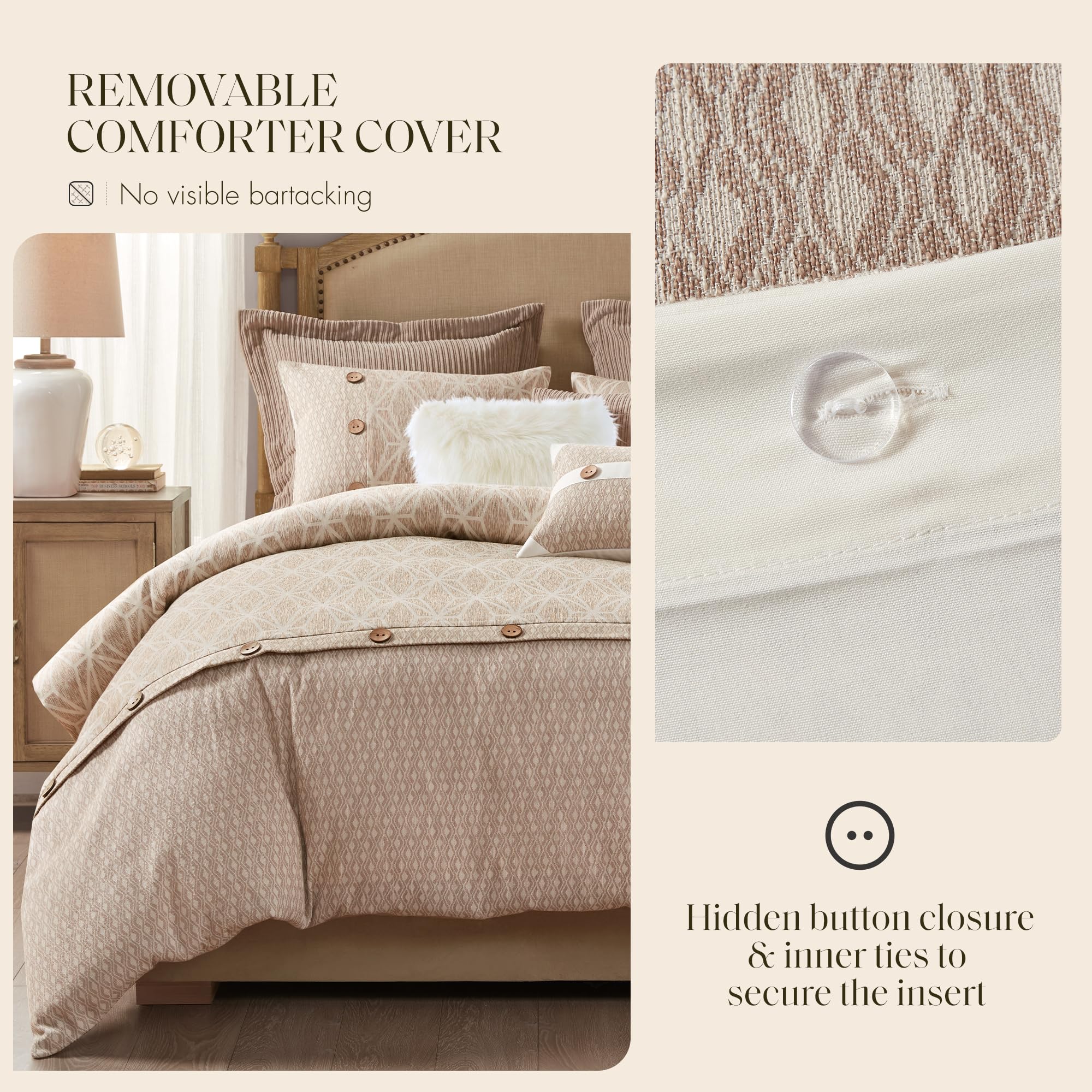 THE TOE （Madison Jacquard ） Amazon.com: Madison Park Polyester