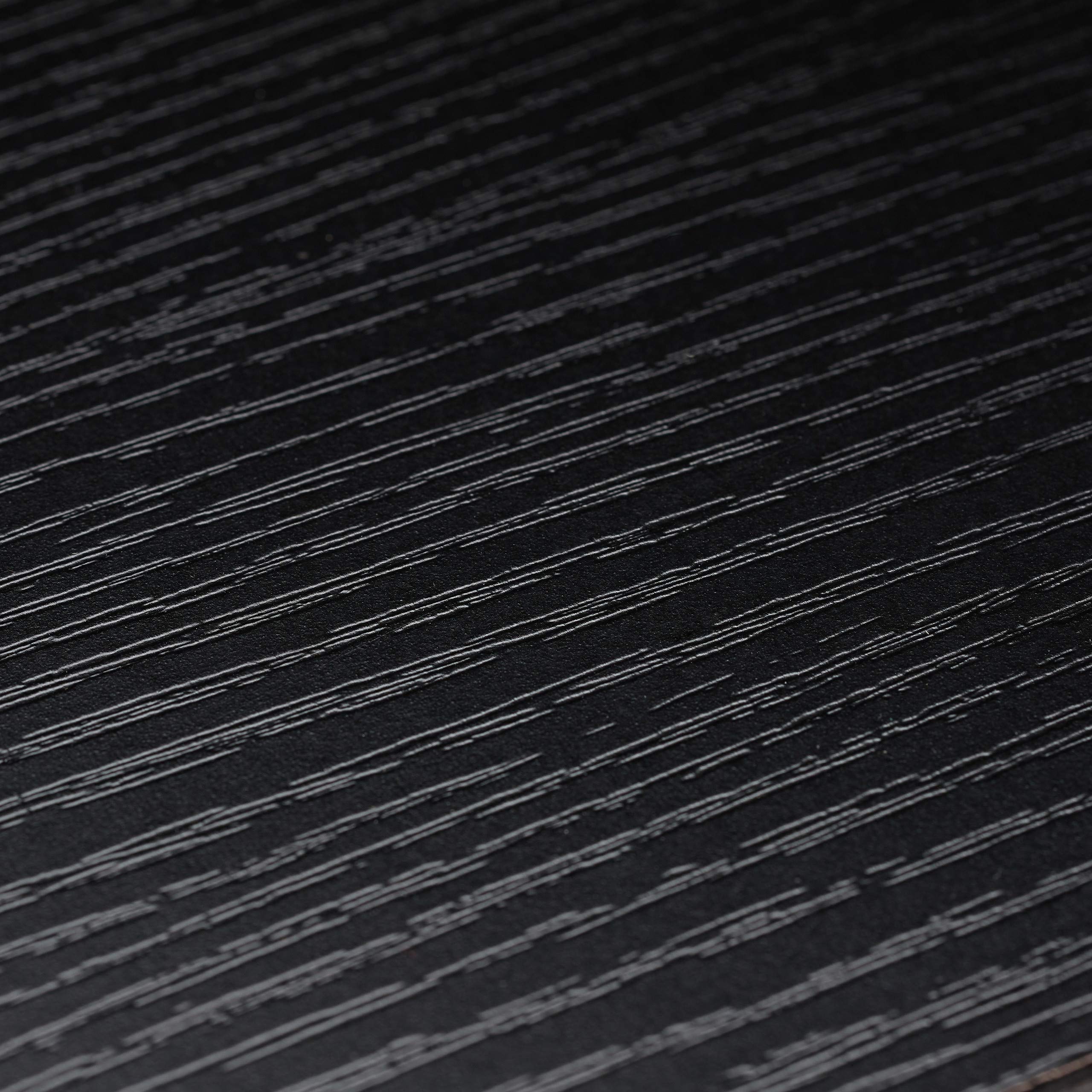 Relaxdays Tavolino da Divano, Ripiano in MDF, Vetro & Metallo, Design Moderno, Elegante Tavolino da Salotto, HLP 42x90x50 cm, Nero