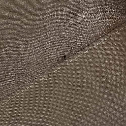 Miniatura 4 de Tienda Basics Cubos de almacenamiento de tela plegables con ojales ovalados, paquete de 6, gris pardo