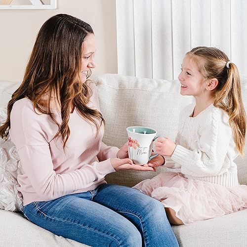 Miniatura 4 de Pavilion - Taza de café grande de 16 onzas, Love You Mom en acuarela, trío de flores