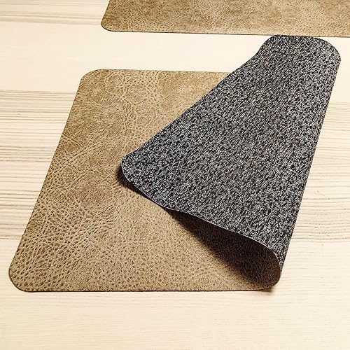 Miniatura 4 de Juego de 6 manteles individuales para mesa de comedor, manteles individuales de tela con bordado, manteles individuales para mesa de comedor de 12 x