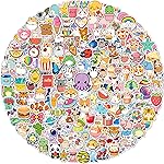 Bekayshad Water Bottle Stickers for Kids, 600 PCS Cute Animal Waterproof Stickers for Laptop Hydroflask - Ideal for Teens, Kids & Girls