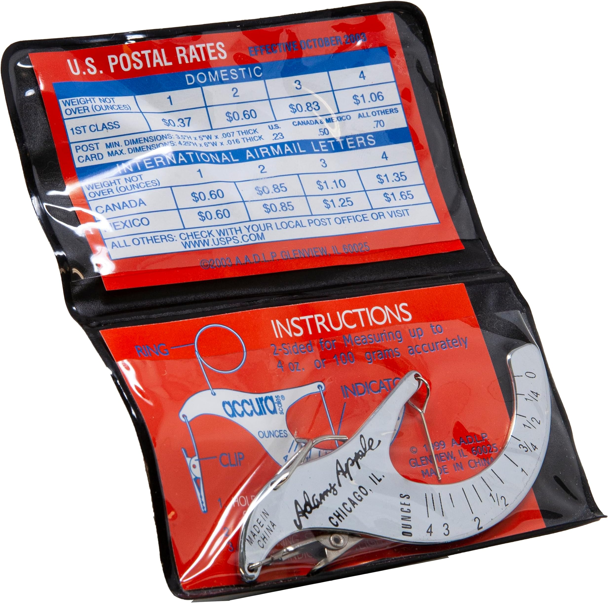 Funny Guy Mugs Hand-Held Postal Scale - Compact Portable Analog Detection Device - Grams and Ounces