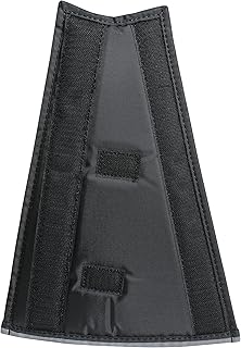 All Four Paws Comfy Cone Extender - Soft Nylon Black Pet Cone for Large Dogs - Alternative to Hard Plastic Collar Panels for Post-Surgery, Wound Care, Spay, Neuter Recovery