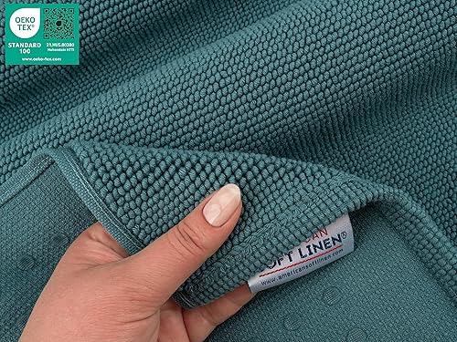 Miniatura 396 de American Soft Linen - Juego de 4 toallas de baño, 100% de algodón turco de 27 x 54 pulgadas, toallas de baño extragrandes, toallas para ducha