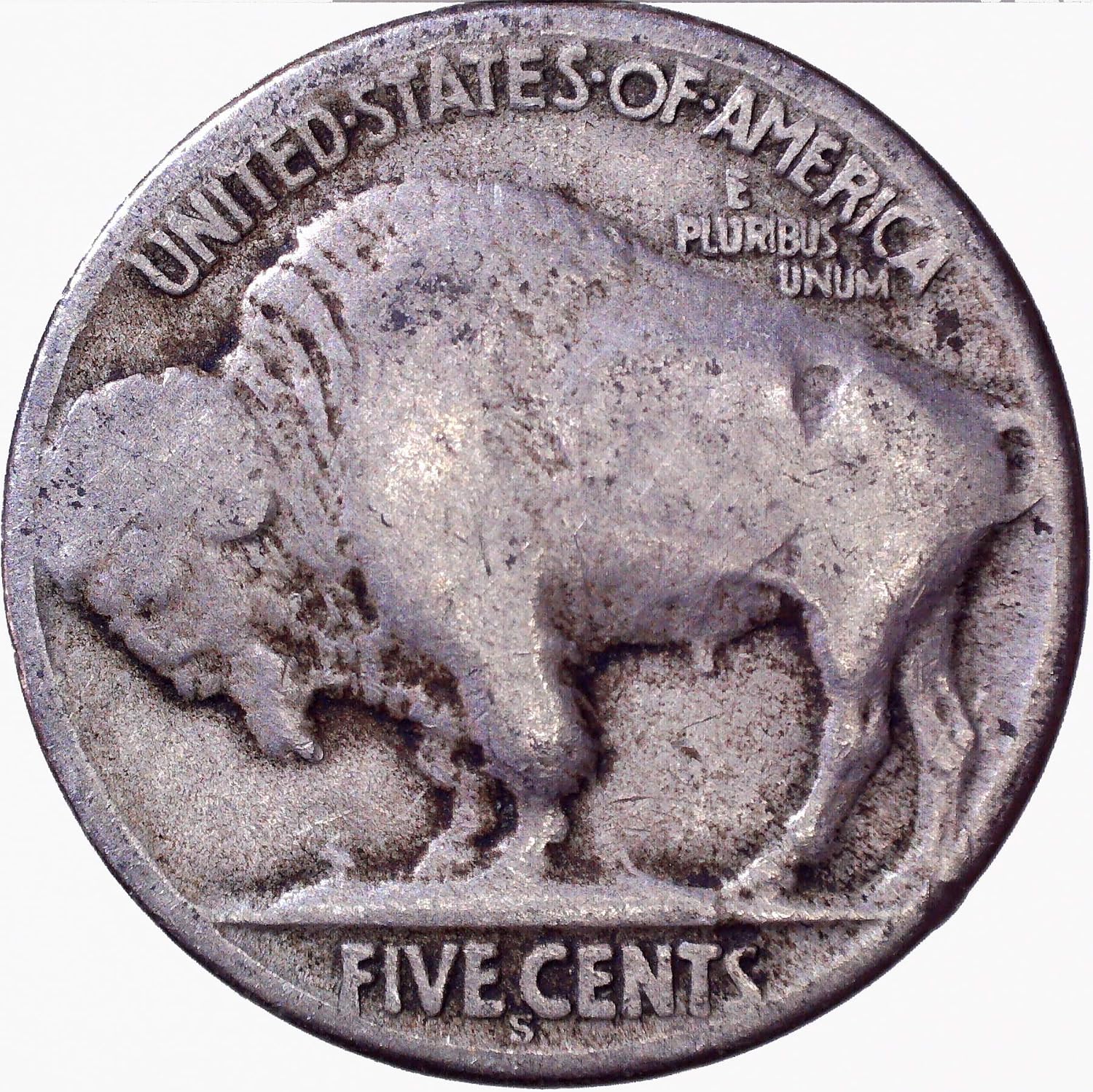 1924 S Buffalo Nickel 5C Very Fine