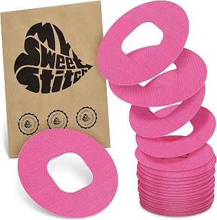 MySweetStitch 25 Ringpatches für Simplera rund Pink