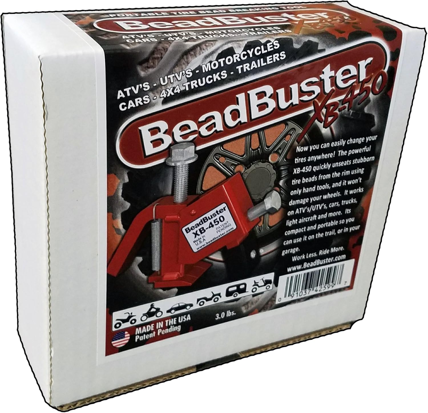 Buy 2 get 3 BeadBuster XB-450 ATV/Motorcycle / 4x4 / Lawn Mower Bead Breaker Tool