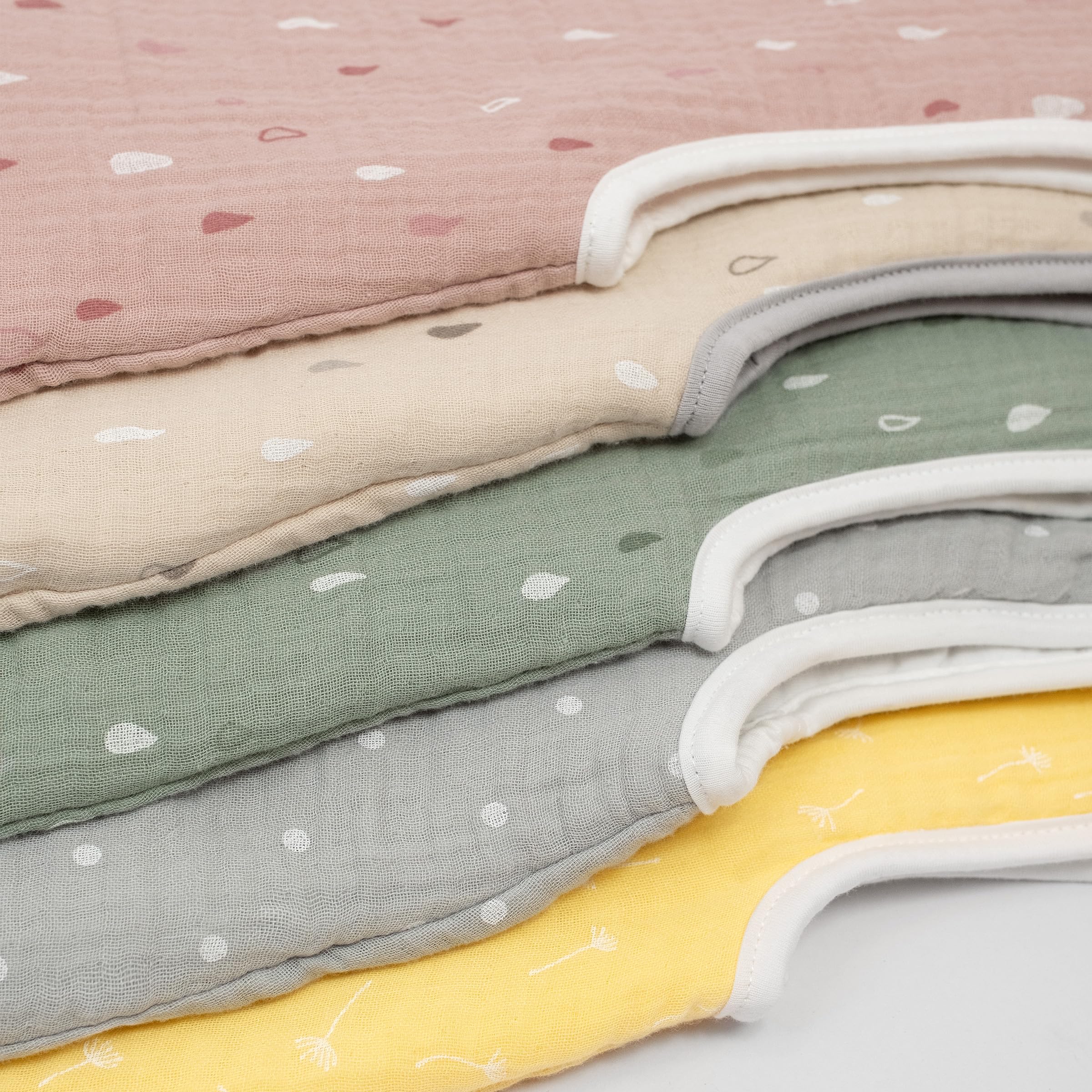 Ehrenkind® Schlafsack mit Füßen | Musselin 2.5 TOG | Babyschlafsack mit 100% Bio-Baumwolle OEKO-TEX