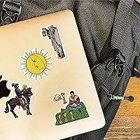 Vista 4 de 103 calcomanías de tarot para diario, basado en The Rider Waite Smith, cartas de tarot, personajes y símbolos, accesorios de astrología y brujería