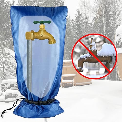 Vista 32 de Cubierta extendida para grifo de exterior para parque de caravanas, aislamiento Thinsulate 3M, protector de congelación para invierno y verano, 35