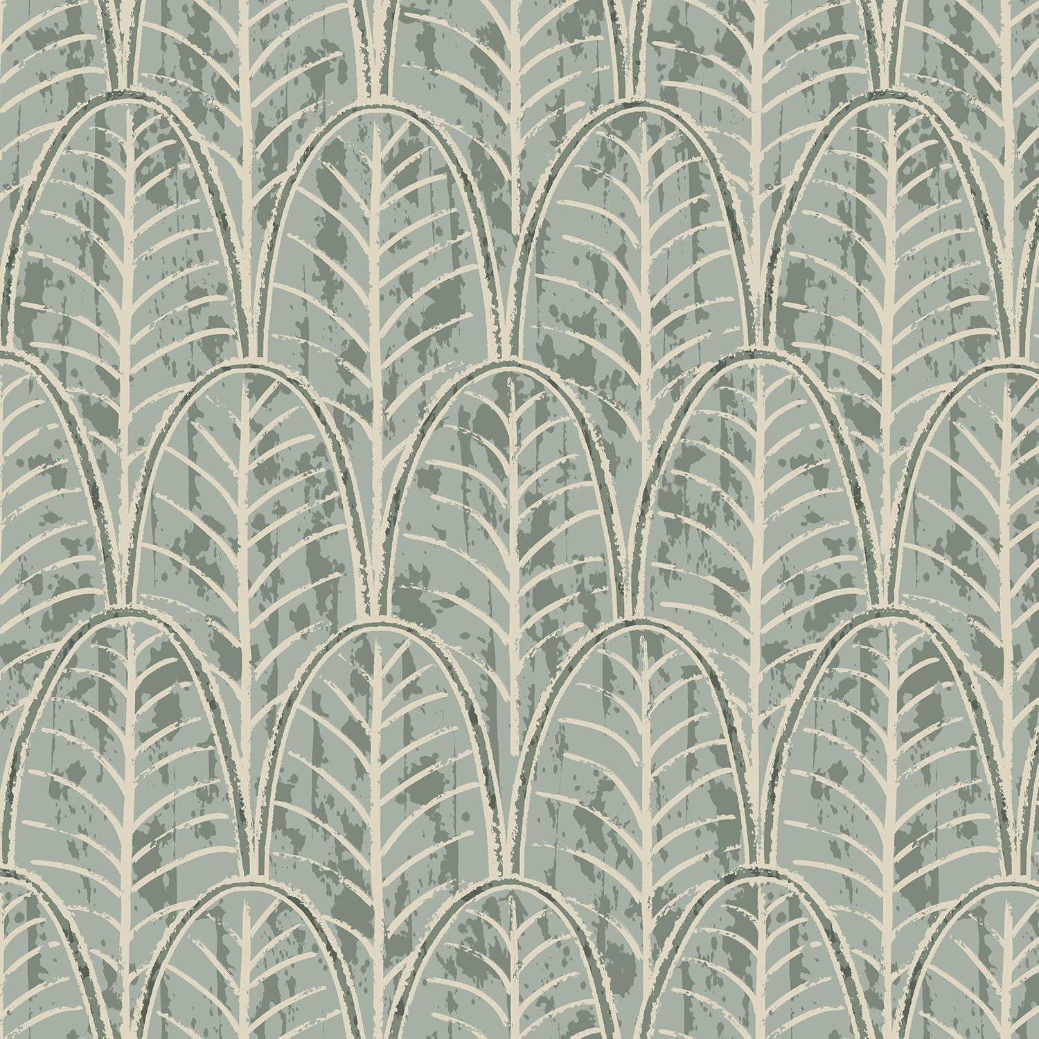 tiltil Peel and Stick Wallpaper Green Leaf Contact Paper Boho 17.7"x393" Modern Self Adhesive Wallpaper Removable Decorative Contact Paper for Cabinets and Drawers Wallpapers for Bathroom Waterproof