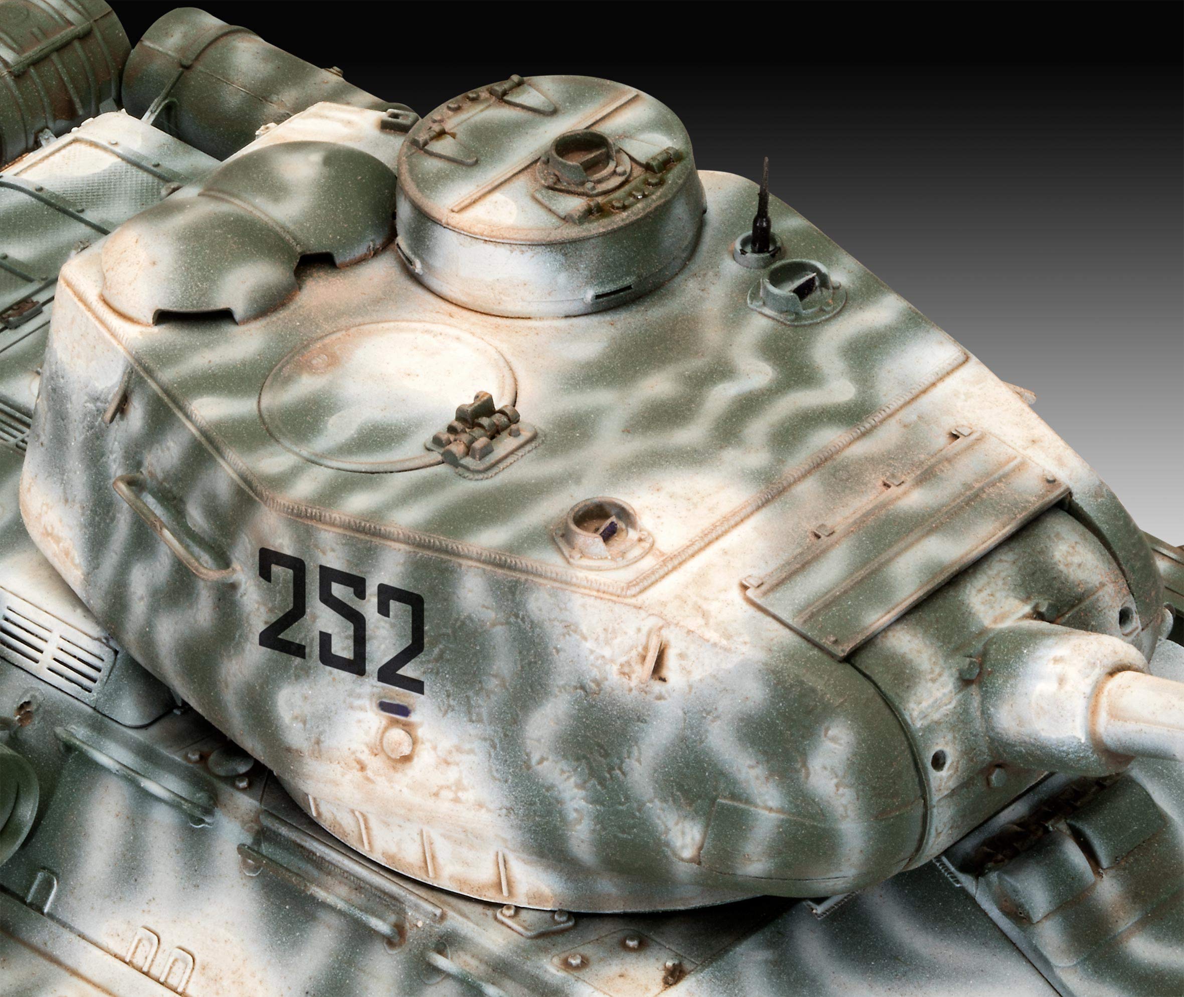 Revell Model Set 63319 T-34/85 Tank 1:35 Scale Unbuilt/Unpainted Plastic Model Kit with Accessories, Multicoloured - Image 4