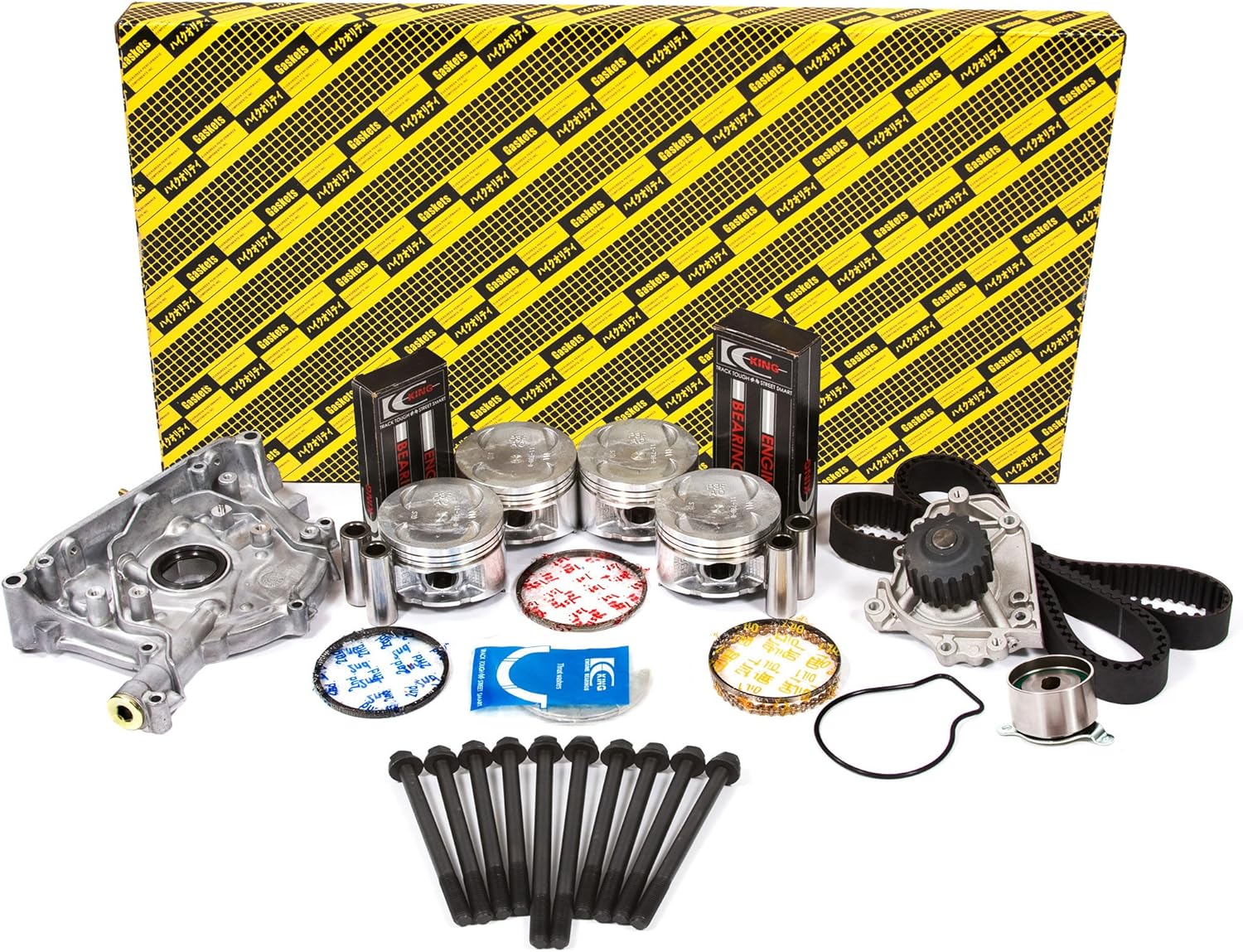 Evergreen OK4031M/0/0/0 Fits 99-01 Honda CR-V 2.0L DOHC 16V B20Z2 Master Overhaul Engine Rebuild Kit