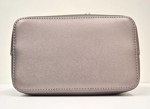 Miniatura 5 de Ahorre en el producto Diseñador para mujer Lauren Dryden Debby II Mini Bolso de cuero con cordón Peltre, Metálico