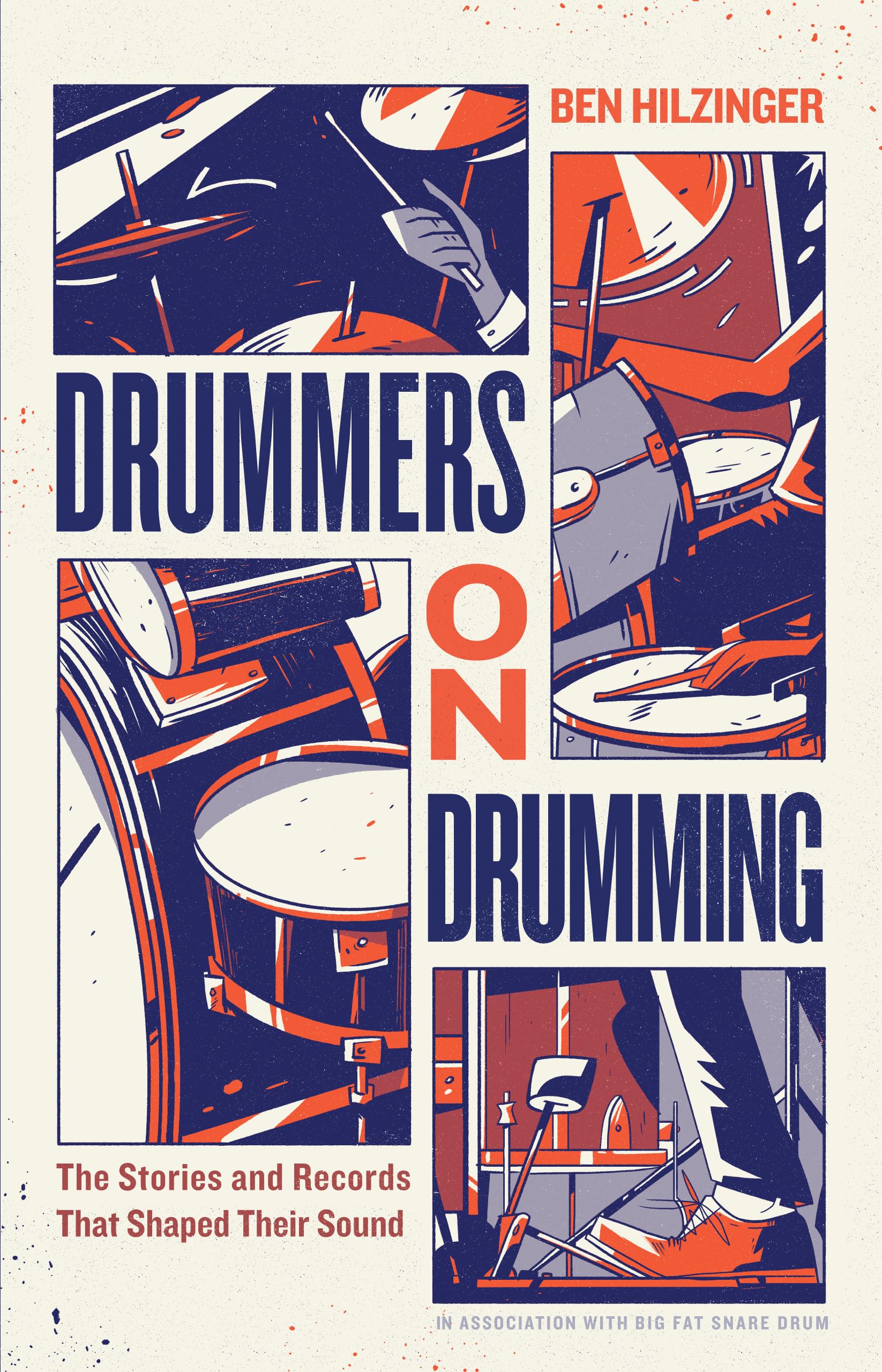 Livre Drummers on Drumming l'histoire des batteurs de légende en anglais