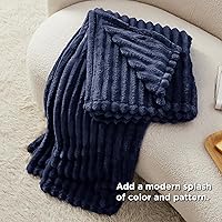 Vista 116 de Bedsure GentleSoft Twin Blanket for Couch - Cozy Soft Blankets for Women, Cute Small Fleece Throws for Girls, Light Grey, 60x80 Inches