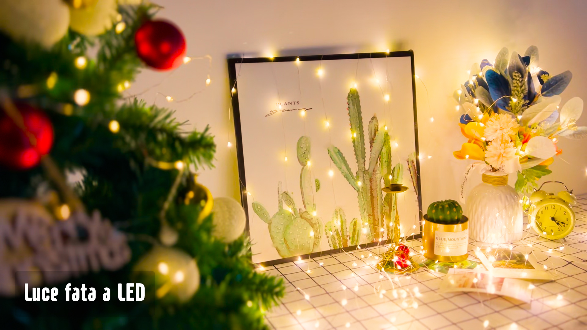 Adomor Stringa Luci LED 10m 100 Led Filo Di Rame – USB, Impermeabile IP65, Bianco Freddo (2 Pezzi)