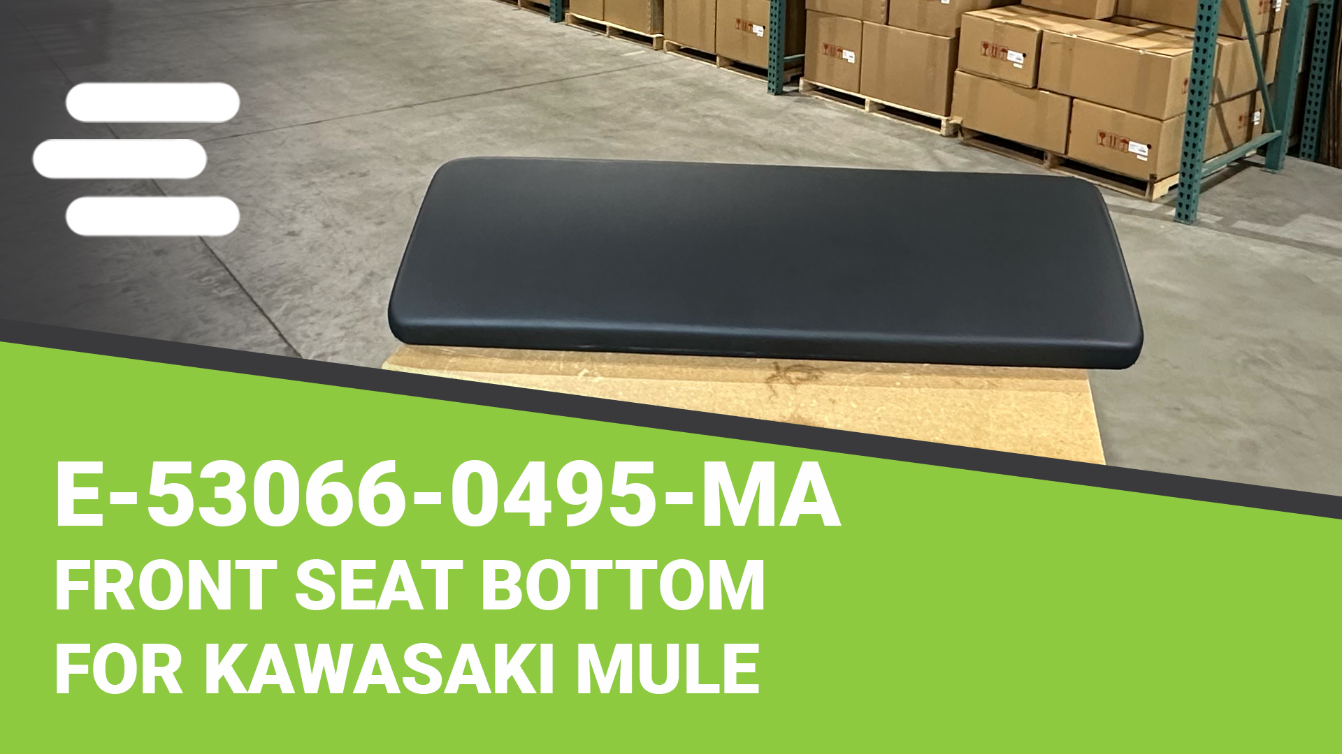 Amazon.com: E-53066-0495-MA DirectFit Black Seat Bottom for