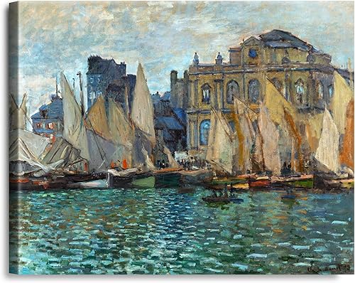 Miniatura 10 de A&T ARTWORK Antibes Seen from The Salis Gardens de Claude Monet Las Obras de Arte Clásico Mundial Reproducciones, Impresiones de Arte en Lienzo