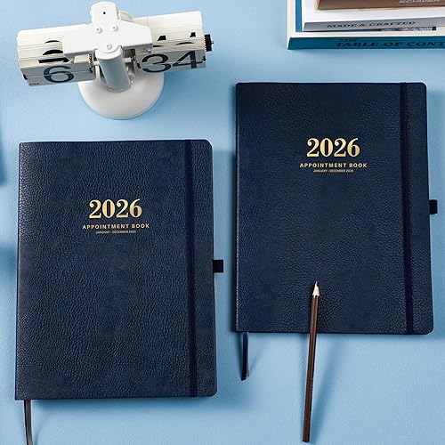 Miniatura 2 de Agenda de citas 2026, libro de citas semanal, enero de 2026 a diciembre de 2026, 8.5 x 11 pulgadas, agenda diariapor hora con intervalo de 15