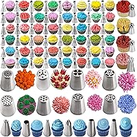 Vista 6 de 359PCs Cake Decorating Baking Supplies Kit, Baking Set with 66 Piping Tips, Icing Bags and Tips Set for Beginners,Baking Tools,Cupcake Decorating Kit