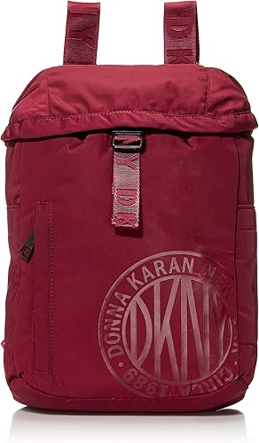 DKNY Mochila deportiva urbana, Borgoña solapa, Mochila Urban Sport