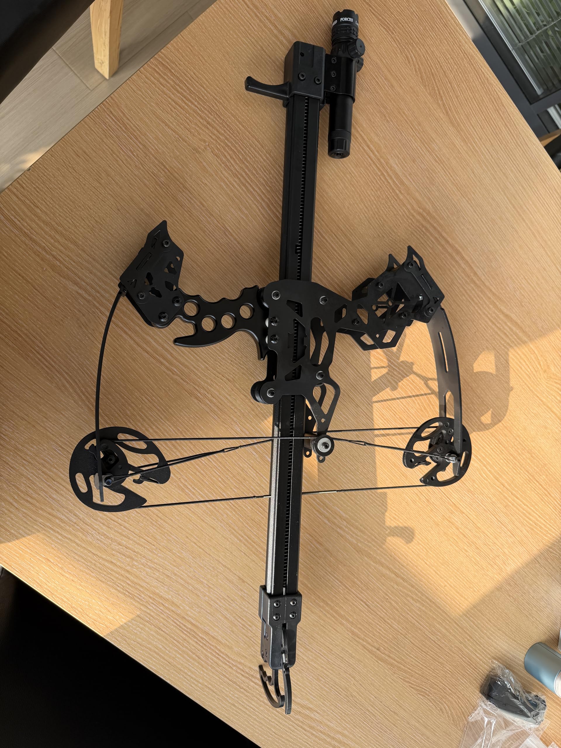 Compoundbogen 45lb, Rechtshändig für Erwachsene, mit Verbund-Riemenscheibensystem, 100 Stück Stahlkugeln