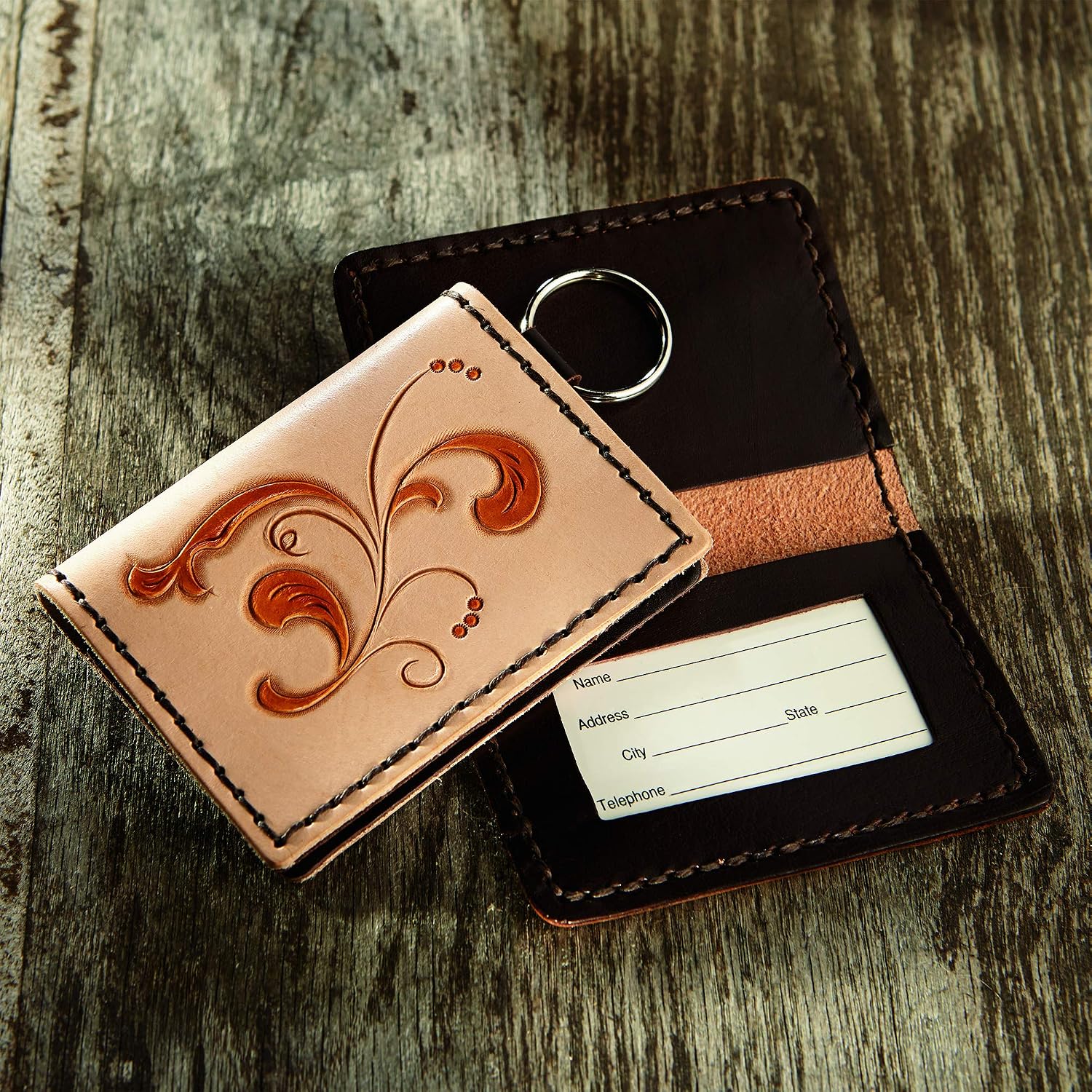 Realeather Silver Edition Card Case Wallet Leathercraft Kit