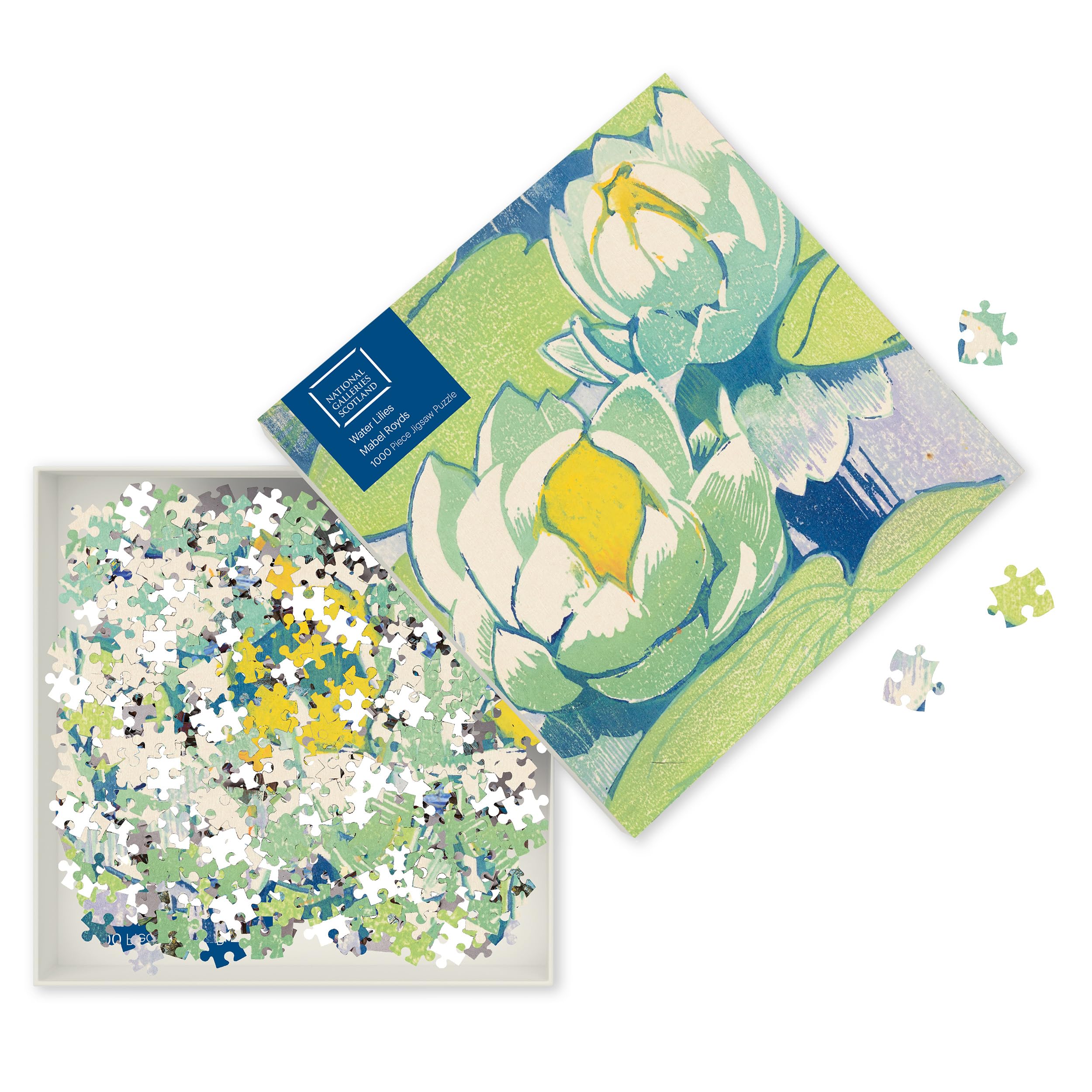 National Galleries Scotland - Mabel Royds - Water Lilies: 1000 Piece Jigsaw
